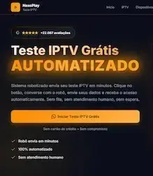 Teste IPTV Nexoplay